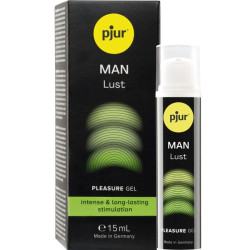 Pjur - Man Lust Pleasure Gel Stimulation Intense Et Longue Durée 15 Ml